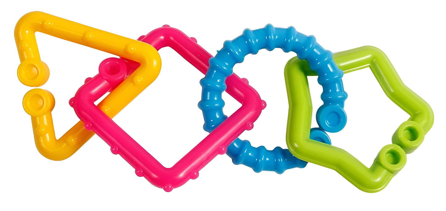 Брязкальце Lindo Іграшка-ланцюжок 4 шт. (1610) - Фото 1