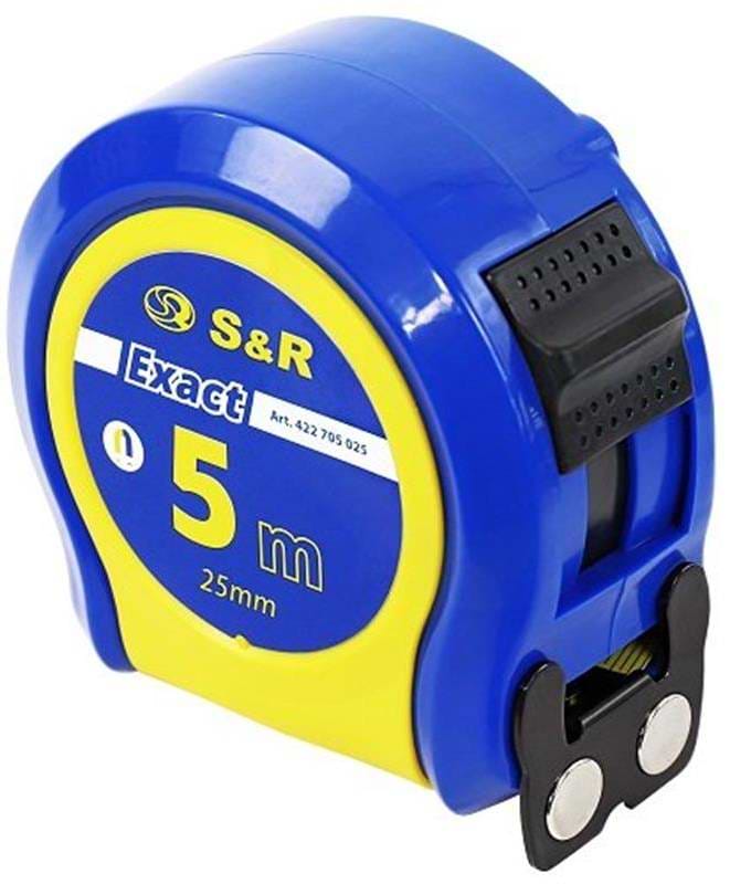 Рулетка S&R Exact 5x25 мм (422705025)