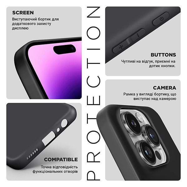 Фото - Чехол для смартфона Armorstandart Matte Slim Fit for Xiaomi Redmi Note 13 Pro 5G Camera cover Black (ARM71858)