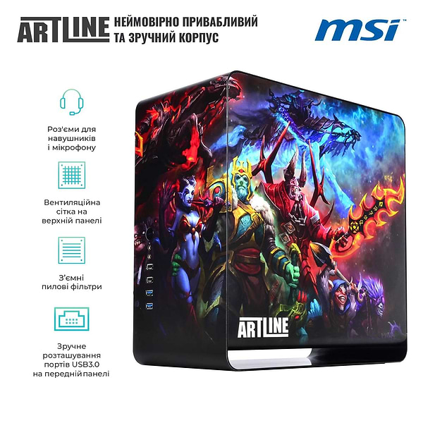 Фото - Системний блок Artline Overlord DRAGON (DRAGONv96DH)
