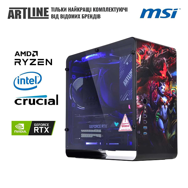 Фото - Системний блок Artline Overlord DRAGON (DRAGONv96DH)