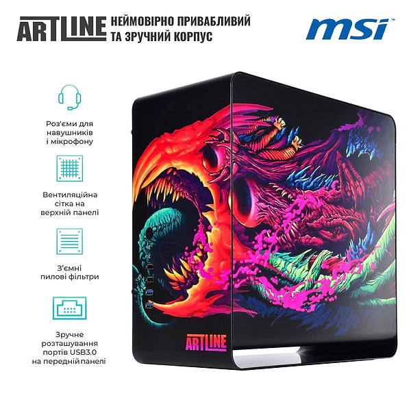 Фото - Системний блок Artline Overlord DRAGON (DRAGONv94CH)