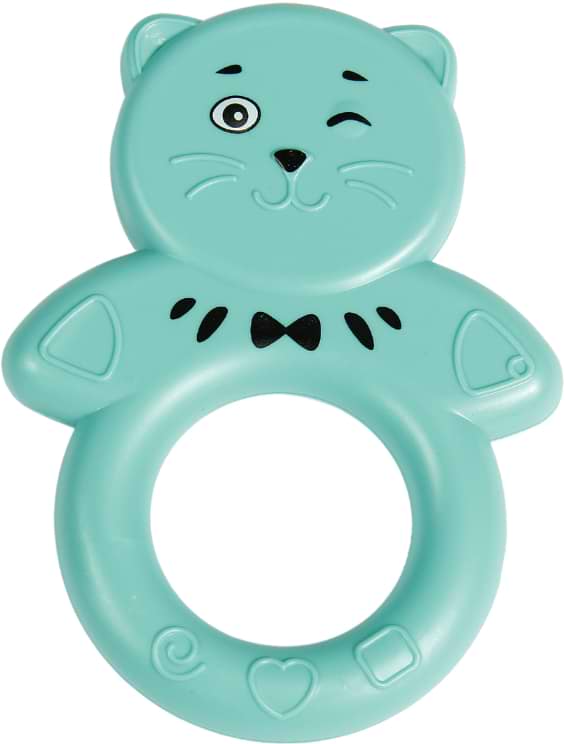 Фото - Брязкальце Lindo КОТИК (1612 зел)