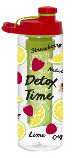 Фото - Бутылка для воды Herevin Strawberry-Detox Twist 0.75л (161568-002)