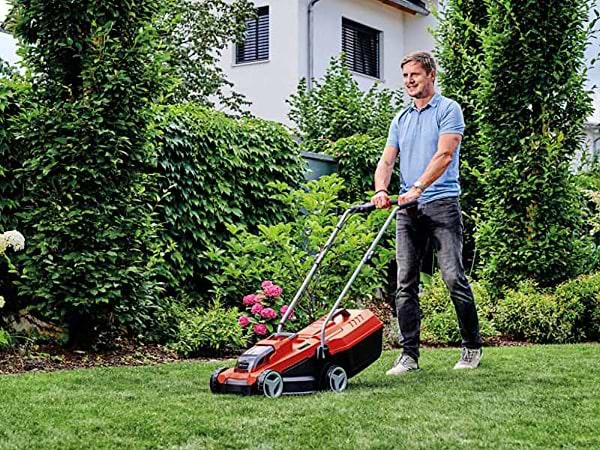 Фото - Газонокосилка аккумуляторная Einhell GE-CM 18/32 Li - Solo (3413256)