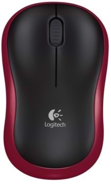 Миша бездротова Logitech M185 USB Red (910-002237) - Фото 1