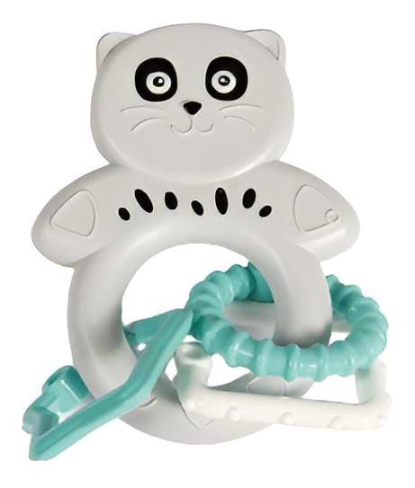 Фото - Погремушка Lindo Котик (1617 сір) Фото - Погремушка Lindo Котик (1617 сір)