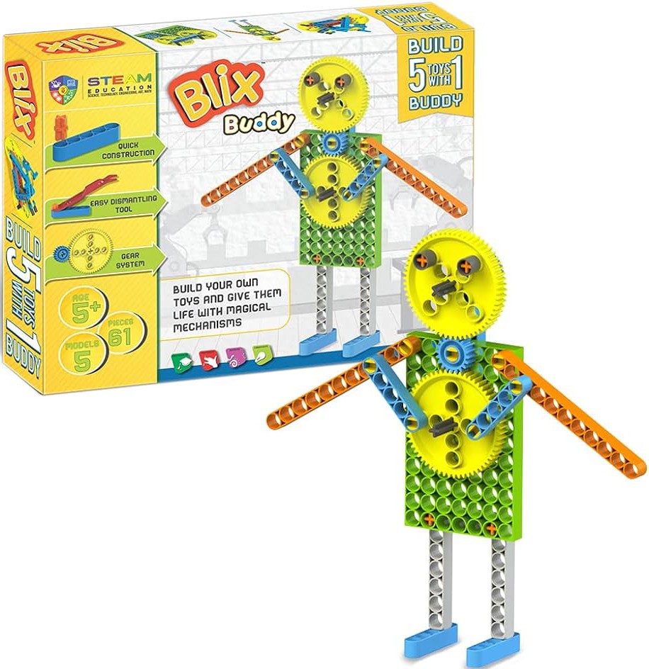 Пластиковий конструктор ZEPHYR "BLIX" Людина (61 елм./5 моделей)  (6025)