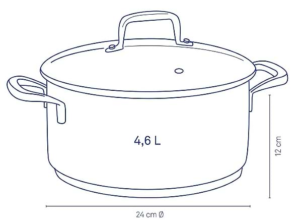 Фото - Каструля Kela Flavoria 24 см 4.6 л (10173)