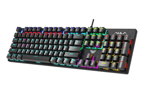 Фото - Клавіатура дротова ігрова Aula S2022 Black keycaps, Blue switch (6948391202235)