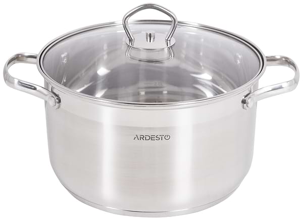 Фото - Набор посуды Ardesto AR1908GSS Gemini Bari 8 пр.