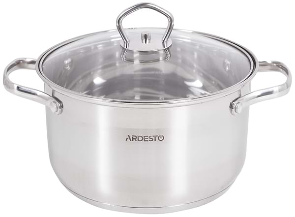 Фото - Набор посуды Ardesto AR1908GSS Gemini Bari 8 пр.