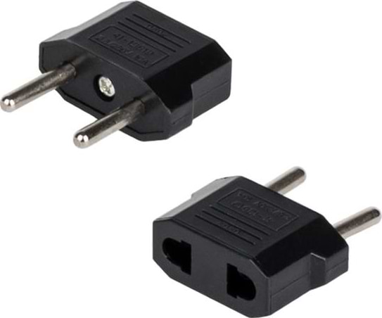 Фото - Переходник Евро 220В Atcom UK/US-EU Black (14345)