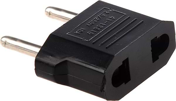 Фото - Переходник Евро 220В Atcom UK/US-EU Black (14345)