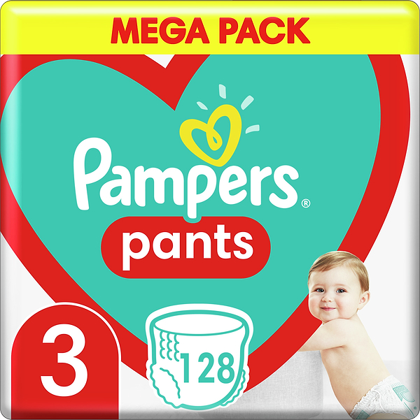 Фото - Одноразові підгузки-трусики Pampers Pants Midi Розмір 3 (6-11 кг) 128 шт. (8006540069417)