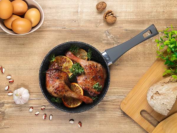 Фото - Сковорода універсальна Gusto GT-2104-20 20 см