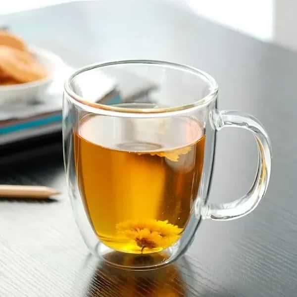 Фото - Набір чашок з подвійними стінками Ardesto 270 мл 2 шт. (AR2627G)