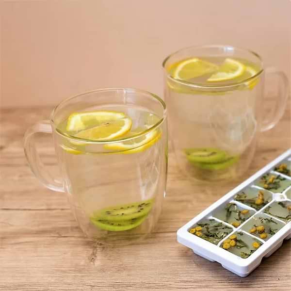 Фото - Набір чашок з подвійними стінками Ardesto 270 мл 2 шт. (AR2627G)