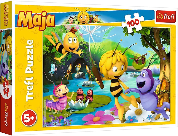 Фото - Пазлы (5-7 лет) Trefl "Пчелка Мая и друзья" (100 элм.) (16361) Фото - Пазлы (5-7 лет) Trefl "Пчелка Мая и друзья" (100 элм.) (16361)