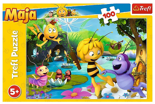 Фото - Пазлы (5-7 лет) Trefl "Пчелка Мая и друзья" (100 элм.) (16361)