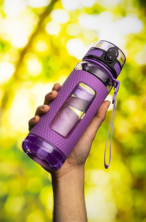 Фото - Бутылка для воды UZspace 5045 Diamond 700 мл Фиолетовая