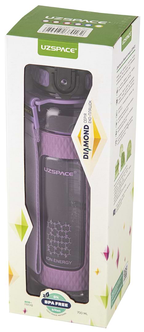 Фото - Бутылка для воды UZspace 5045 Diamond 700 мл Фиолетовая