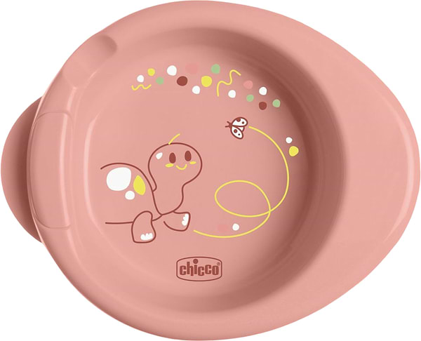 Фото - Тарілка для малюка Chicco від 6 місяців дівчинка (16000.15)