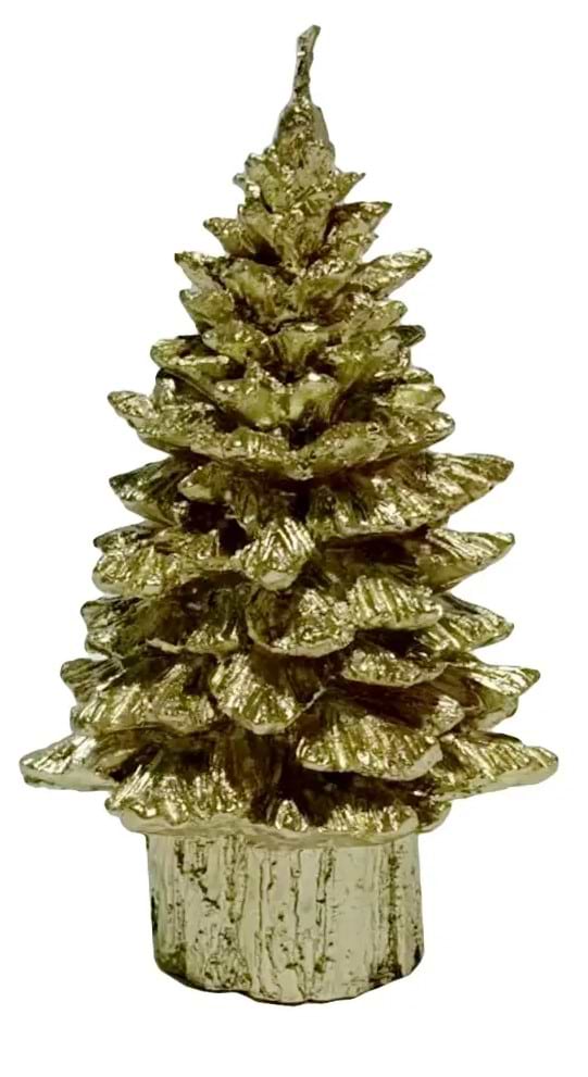 Свічка декоративна YES! Fun Золота ялинка 18 см (710385)