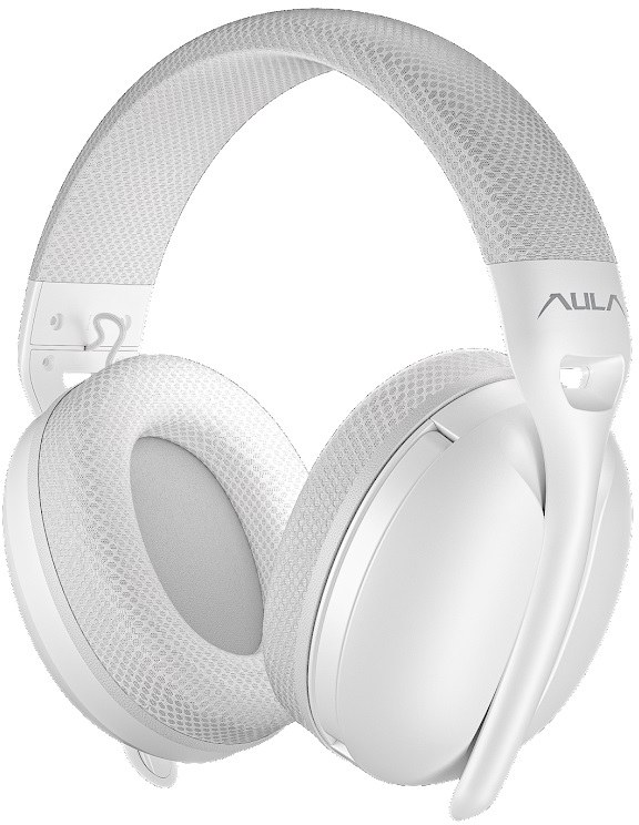 Гарнитура проводная игровая Aula S6 Wireless Headset White (6948391235561) - Фото 1
