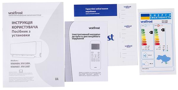 Фото - Кондиціонер спліт Vestfrost VFA13AB4 inverter (Wi-Fi)