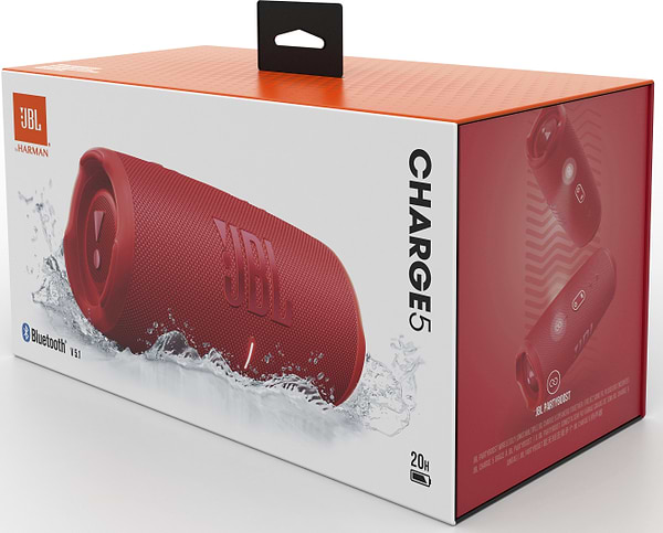 Фото - Портативная акустика JBL Charge 5 Red (JBLCHARGE5RED)
