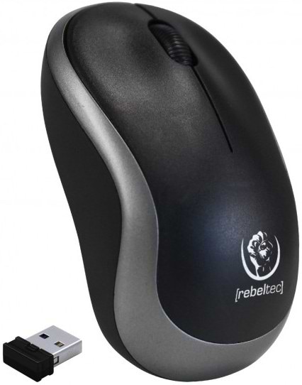 Фото - Миша бездротова Rebeltec Meteor Silver/Black