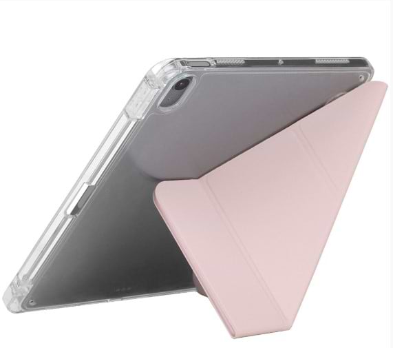 Фото - Чехол для планшета BeCover Ultra Slim Origami Transparent с креплением Apple iPad 10.9" (2022/2024)/iPad (А16) 2025 11" Pink (712940)