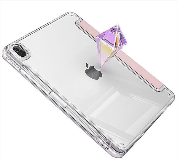 Фото - Чехол для планшета BeCover Ultra Slim Origami Transparent с креплением Apple iPad 10.9" (2022/2024)/iPad (А16) 2025 11" Pink (712940)