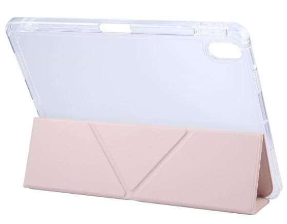 Фото - Чехол для планшета BeCover Ultra Slim Origami Transparent с креплением Apple iPad 10.9" (2022/2024)/iPad (А16) 2025 11" Pink (712940)