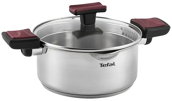 Фото - Набор посуды Tefal G723SA74 Cook&Clip 10 пр кастрюли 22см (6,1 л)/24 см (5,0 л)/20 см (2,9 л)/18 см (2,0 л), ковш16 см (1,5 л)