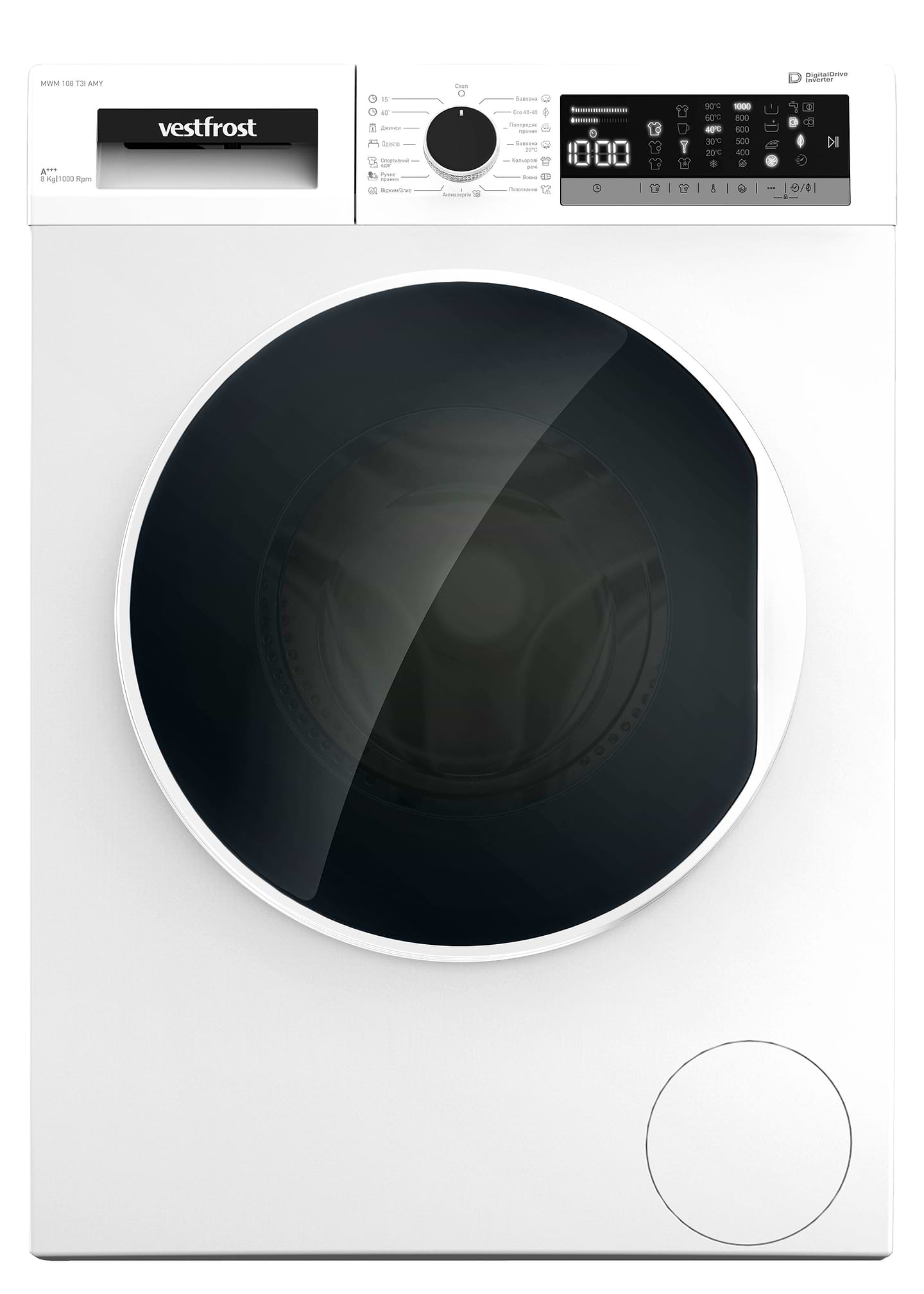 Стиральная машина Vestfrost MWM108T3IAMY - Фото 1