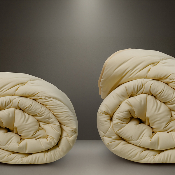 Фото - Одеяло всесезонное двуспальное евро MirSon №1657 Eco Light Krem 220x240 см (2200002652674)