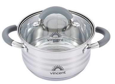 Купити Каструля Vincent 18 см 2.4 л (VC-3179-18) - Фото 1 Каструля Vincent 18 см 2.4 л (VC-3179-18) - Фото 1