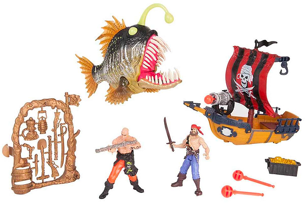Фото - Набор игровых фигурок Pirates "Пираты" Black Devil Anglerfish (505206)