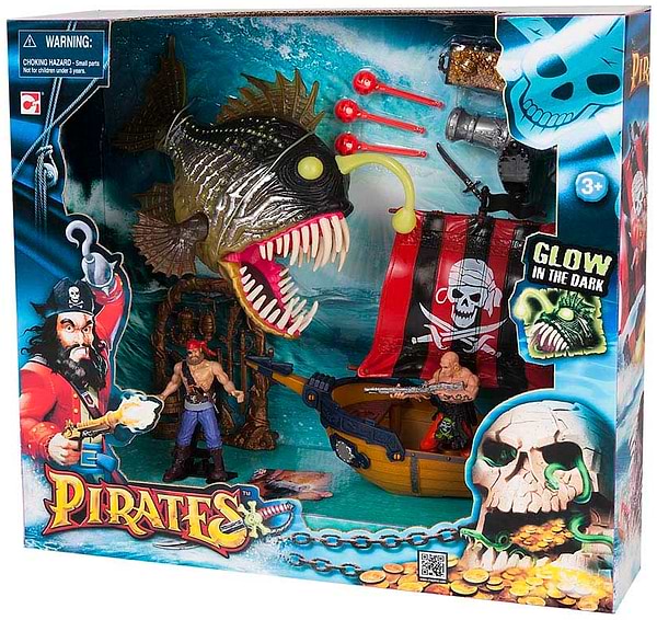 Фото - Набор игровых фигурок Pirates "Пираты" Black Devil Anglerfish (505206)