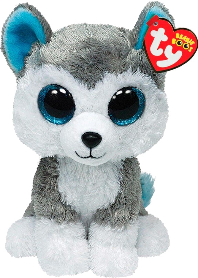 Мягкая игрушка животное TY Beanie Boo's 36006 Хаски "Slush" 15см (36006)