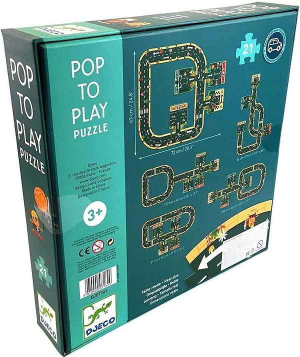 Фото - Пазли (5-7 років) Djeco "Автотраса" (DJ07162)