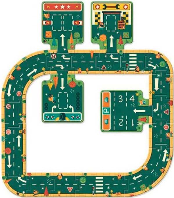 Фото - Пазли (5-7 років) Djeco "Автотраса" (DJ07162)