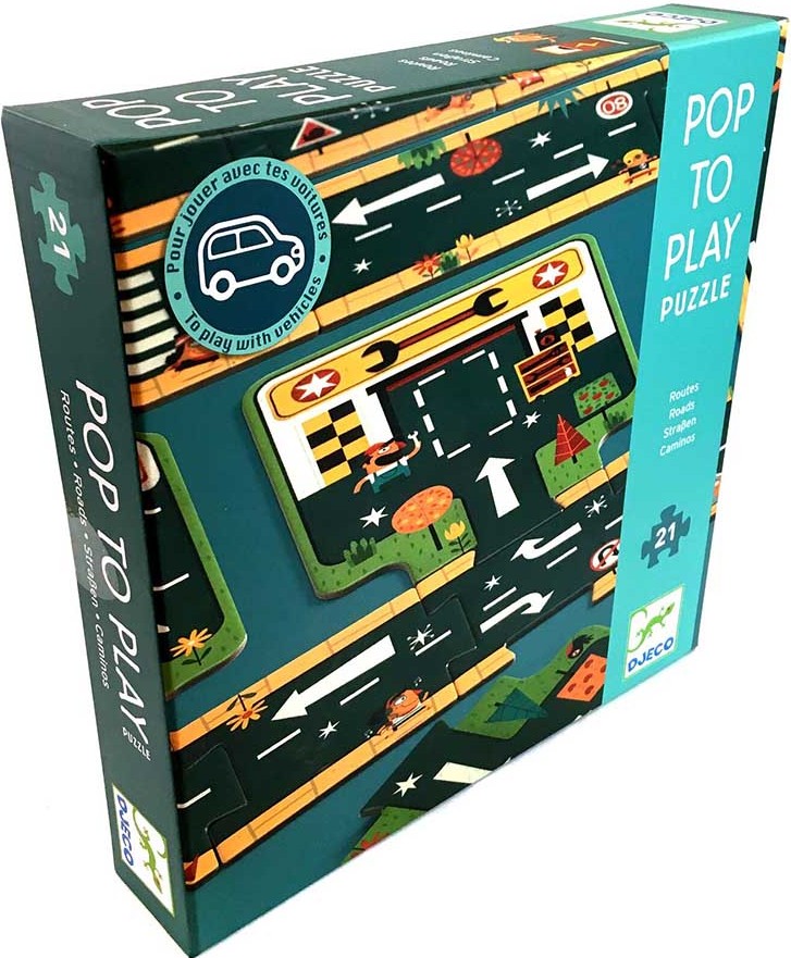 Фото - Пазли (5-7 років) Djeco "Автотраса" (DJ07162)