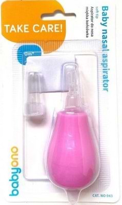Фото - Аспіратор назальний дитячий BabyOno рожевий (043/03)
