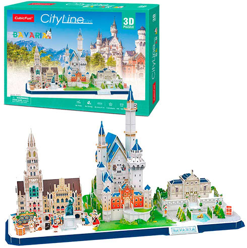 Фото - 3D пазли Cubic Fun City Line "Баварія" (MC267h)