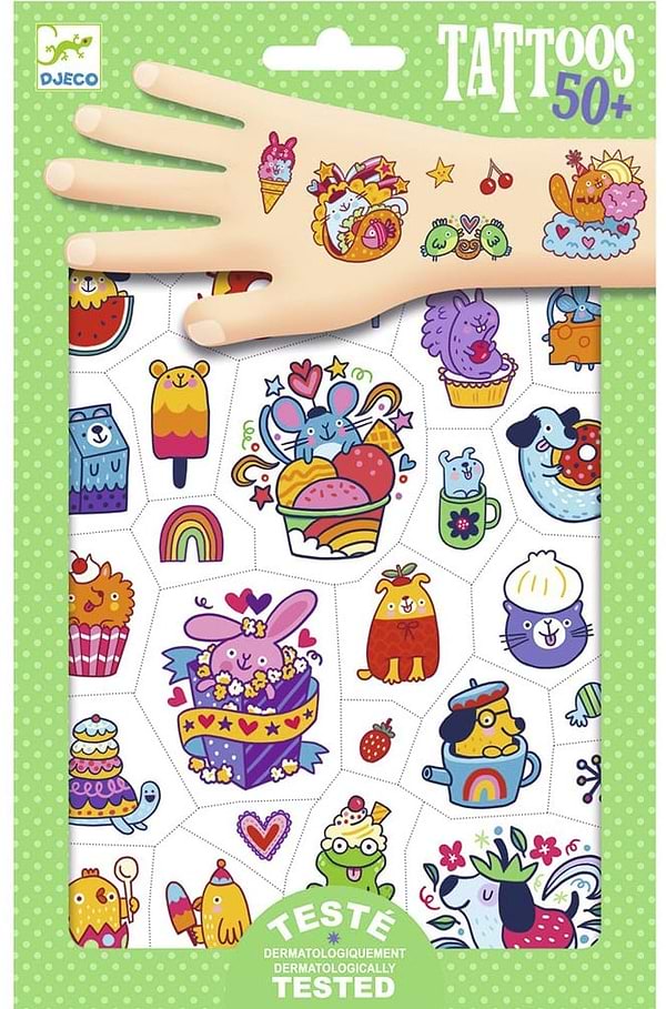 Фото - Тату Djeco "Сладости" (DJ09612) Фото - Тату Djeco "Сладости" (DJ09612)