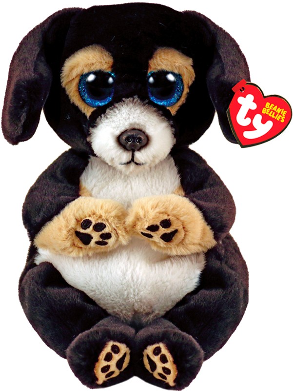 Мягкая игрушка животное TY BEANIE BELLIES 40700 Черный пес "DOG" (40700)