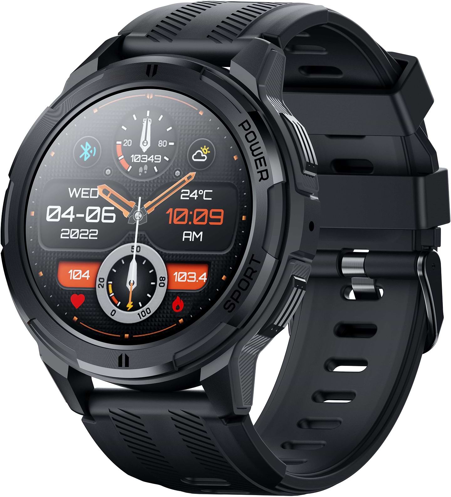 Смарт-часы OUKITEL BT10 Black - Фото 1
